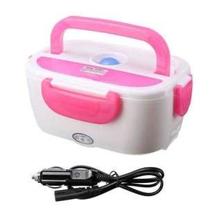 LunchBoxr Electric Portable Food Heater - Pink / Car adapter - 200249142